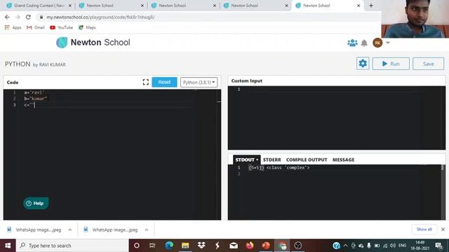 PYTHON CRASH COURSE||EP-3||NEWTON SCHOOL смотреть онлайн