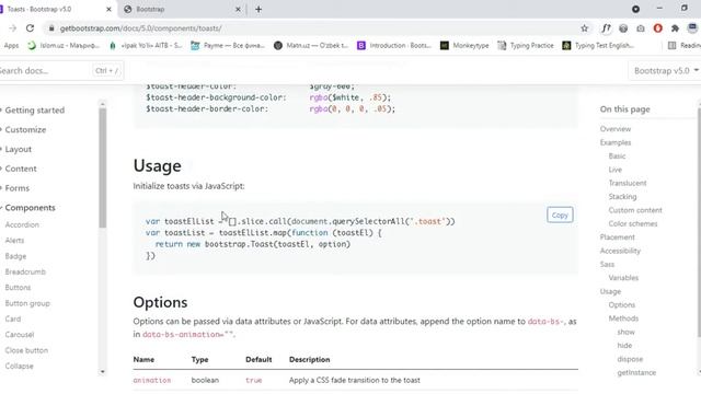 Bootstrap 36-dars. Spinners, Toasts va Tooltips смотреть онлайн
