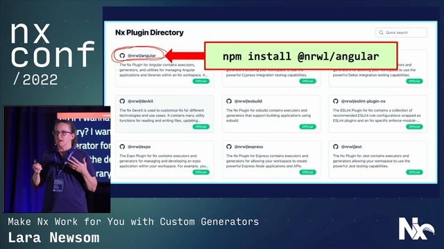 Nx Conf 2022 - Make Nx Work for You with Custom Generators смотреть онлайн