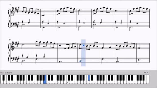 La La Land - Mia & Sebastian's Theme - Easy Piano Version - Free PDF Score смотреть онлайн