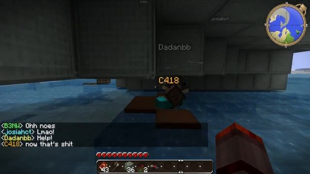 Minecraft - C418 Visits our server смотреть онлайн