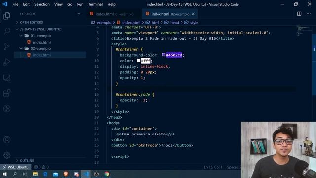 Efeito simples de fade in e fade out com JS e CSS [Corte Raiz] смотреть онлайн