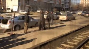 Трамвай 46. От метро Пролетарская до метро Бульвар Рокоссовскго