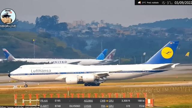 Lufthansa Retrô chega "deladin" para pouso em Guarulhos смотреть онлайн