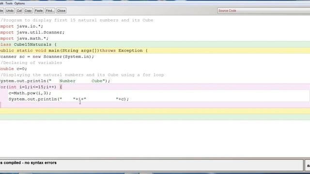 PRINT CUBE OF 15 NATURAL NUMBERS || JAVA CLASS by ASHISH смотреть онлайн