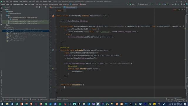 Leer código de barras con ZXING, Java y Android Studio смотреть онлайн