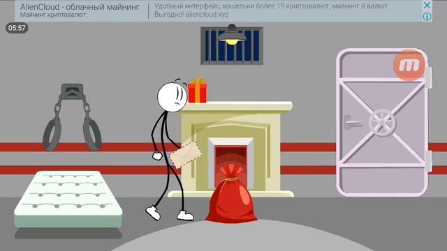 Прохождение (Стикмен—побег из тюрьмы) смотреть онлайн