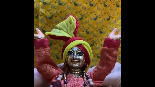 Turban (Mukut) making tutorial | Nitai Gaurchandra | Home Deity worship and sewa смотреть онлайн