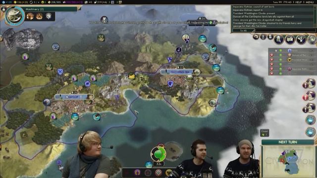 Civ V: Live #3 - Whale Wars смотреть онлайн