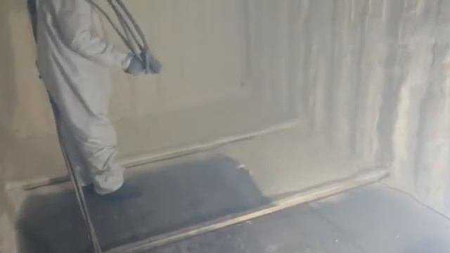 Нанесение ППУ