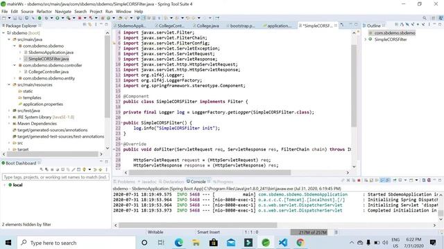CORS in Spring Boot | Spring Security CORS смотреть онлайн