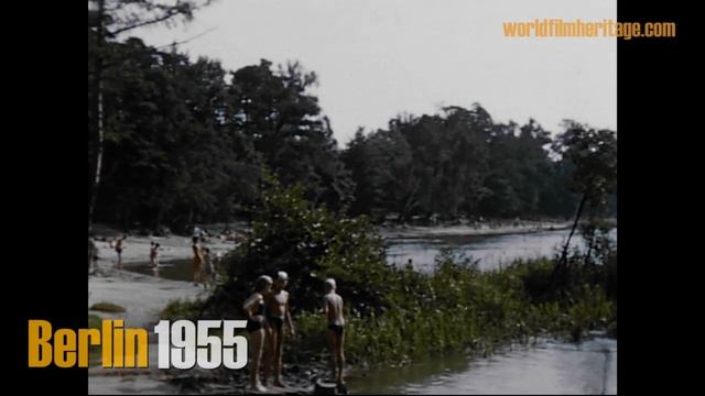 Berlin 1955 color - Wannsee - Grunewaldsee смотреть онлайн