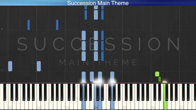 Succession Main Theme | Piano Tutorial смотреть онлайн