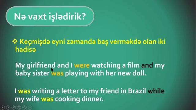 English Grammar; Past Continuous / İngilis dili qrammatikası; Keçmiş Davamedici Zaman смотреть онлайн