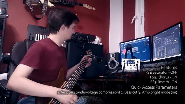 Ampero II Stomp - Bass Suite - Preset pack demo смотреть онлайн