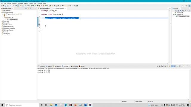 Main Method & Difference Between Print / Println ☑️मराठी☑️ JAVA in Marathi ? Main Method In Java? смотреть онлайн
