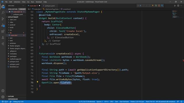 Create an Excel Document in Flutter смотреть онлайн