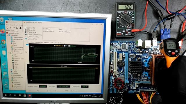 Перегрев VRM материнской платы | Тест цепей питания на MicroATX | Итоги конкурса