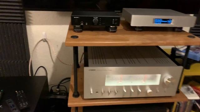 Yamaha AS3200 , ISO PUCK MINI ADDITION TO LUMIN AND RME DAC смотреть онлайн