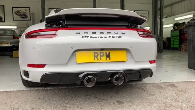 Sharkwerks Sports Exhaust on a Porsche 911 Carrera 4 GTS