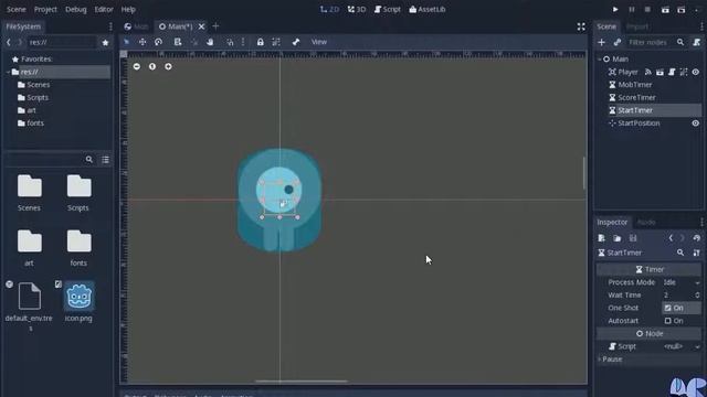 008|VJ1|Parte2 - Tu Primer Videojuego en Godot 3.0 [Dodge the Creeps] смотреть онлайн