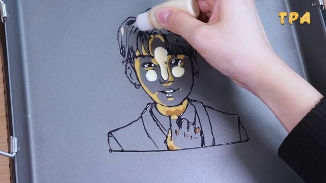 BTS & Blackpink Kpop Pancake Art -V, RM, Jungkook, Lisa, Jennie | TPA смотреть онлайн