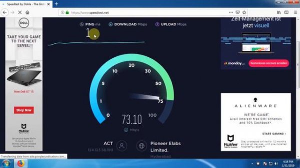 How to check Internet speed | Download and Upload speed on google | Teqnar Telugu