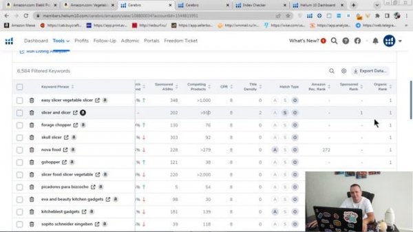 Индексация Ваших Ключевых Слов - Index Checker & Cerebro= Helium 10   Seo Товара - Seo Оптимизация