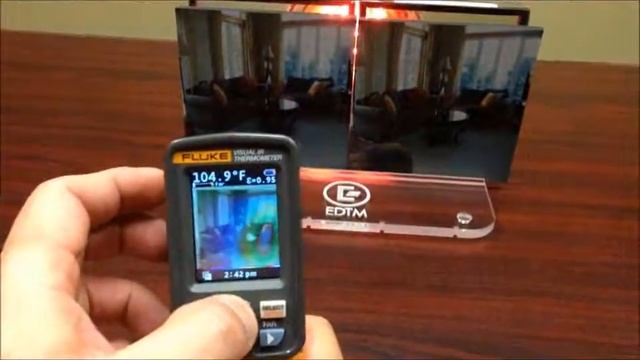 EDTM Visual Infrared Thermometer Demonstration смотреть онлайн