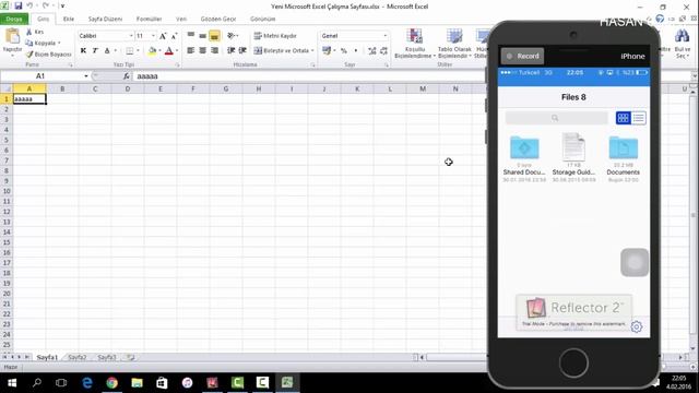 iPhone Üzerinde sunum(slayt),excel(hesap tablosu),word,zip Dosyası Görüntüleme смотреть онлайн