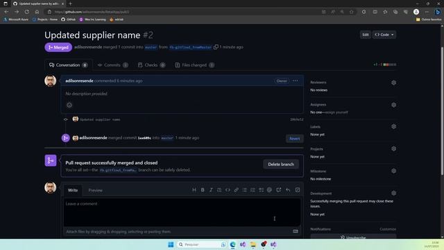 Resolvendo conflitos de merge na prática no Visual Studio. смотреть онлайн