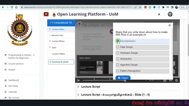 Free Online ICT course open uom level 1.1 |free python course moratuwa campus |free online ICT смотреть онлайн