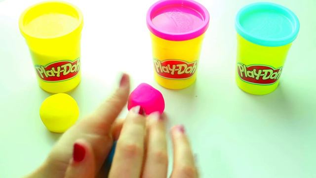 ✪How to make it forms with Play - Doh by DCandyClub Learn Colors смотреть онлайн