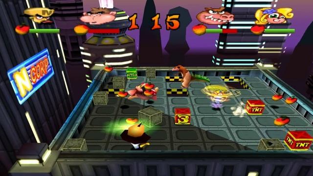 Crash Bash - Battle Mode - Space Bash (Hard) - ePSXe 1.8.0 смотреть онлайн