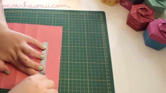 Origami Hexagonal Gift Box Tutorial (Non Modular) - DIY - Paper Kawaii смотреть онлайн