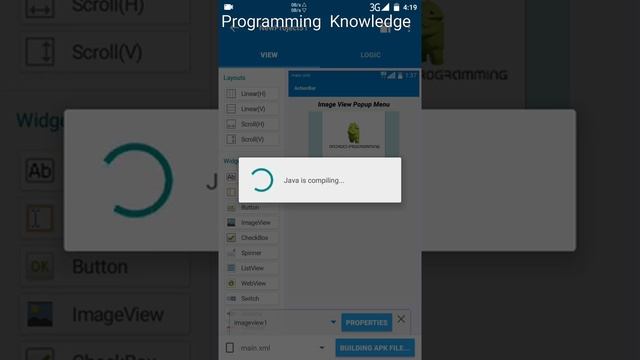 Image View Popup Menu смотреть онлайн