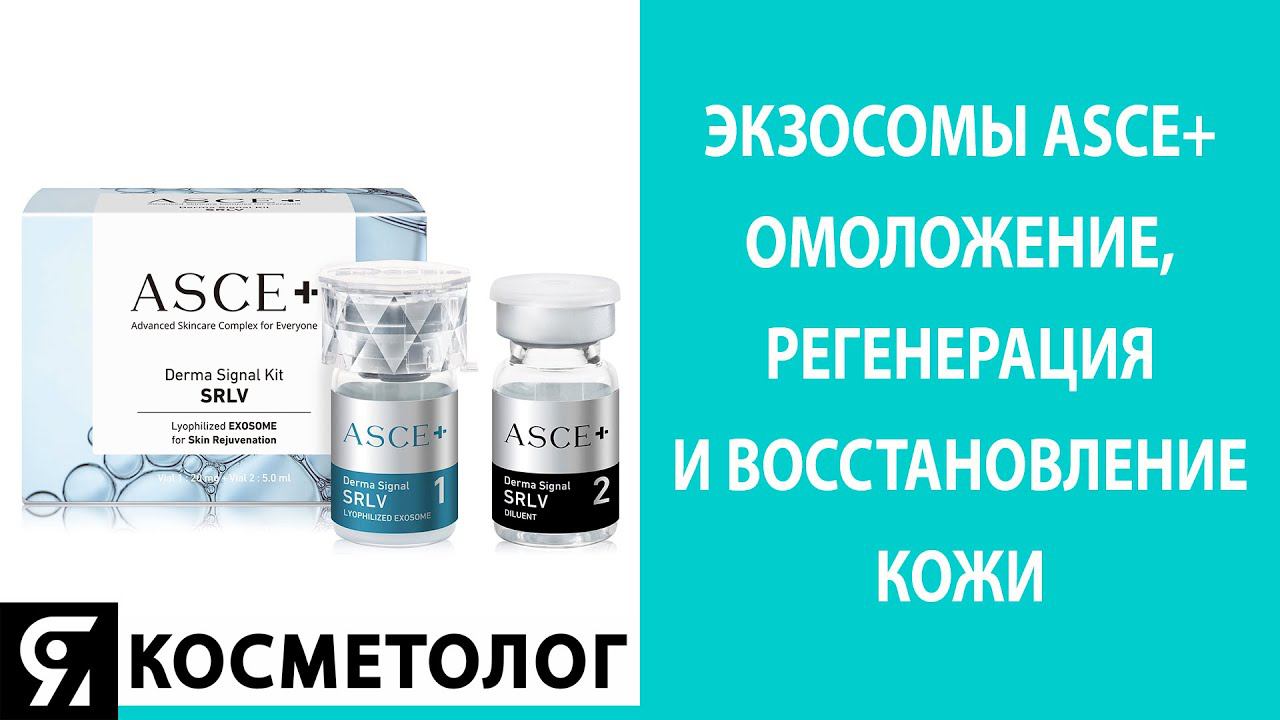 Экзосомы ASCE+ Омоложение, регенерация и восстановление кожи смотреть онлайн