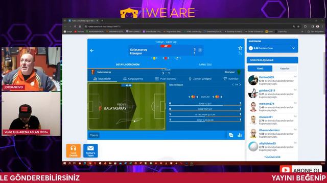 🔴 SKORBORD / GALATASARAY - RİZESPOR MAÇI смотреть онлайн