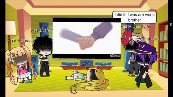 Afton Family react to future. (First video) #react  #aftonfamily #future #fnaf