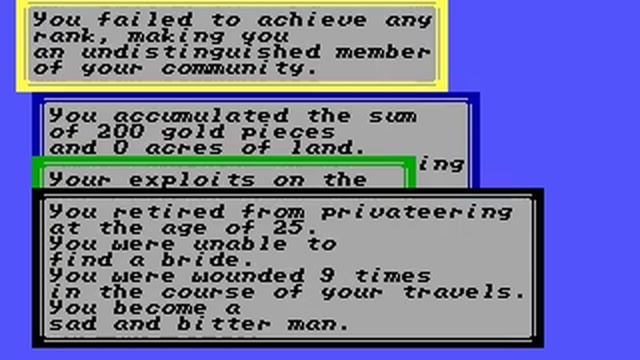 Sid Meier's Pirates! '87 PC DOS-Box Gameplay смотреть онлайн