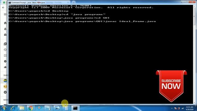 Frame , Button GUI programming in Java with example (Hindi) смотреть онлайн