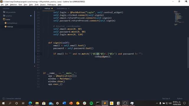 Curso Python + PyQT | #4 Añadiendo bases de datos al login (SQLite3) смотреть онлайн