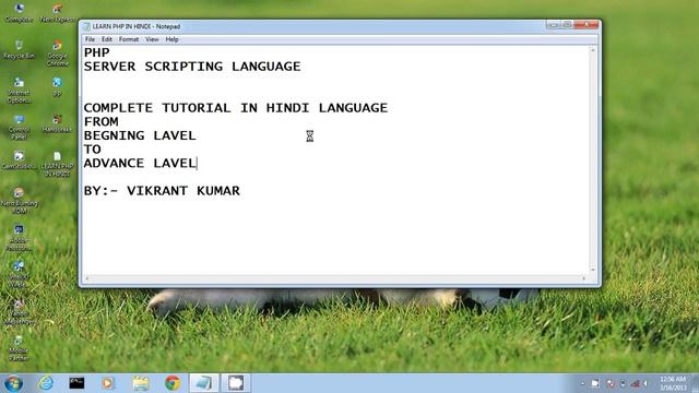 PHP LANGUAGE TUTORIALS IN HINDI PART 1 смотреть онлайн