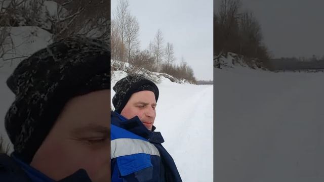 После 7 км на мотособаке/мотобксировщике нет желания даже рыбачить #рыбалка#Сибирь#мотобуксировщик смотреть онлайн