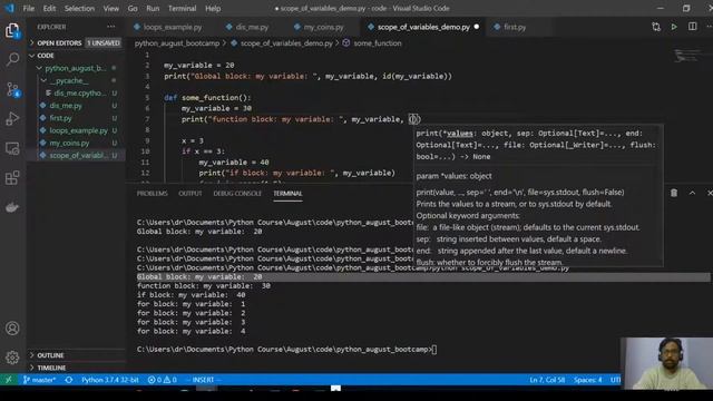 Python boot camp August | Session 3 | Functions смотреть онлайн