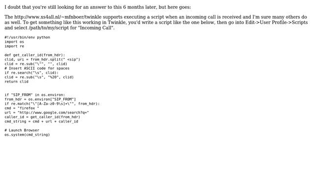 SIP client to open a web page with caller ID (4 Solutions!!) смотреть онлайн