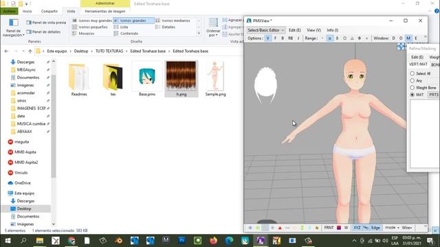 PMX tutorial model en blanco [Basico] смотреть онлайн