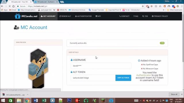 HOW TO GET FREE MINECRAFT PREMIUM ACCOUNTS ON ANY VERSION OF MINECARFT!!!! смотреть онлайн