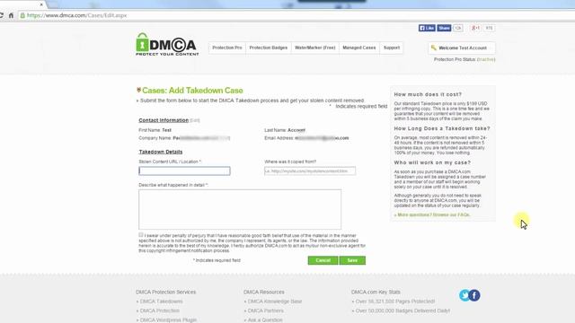 How to create professionally managed takedown using DMCA.com смотреть онлайн