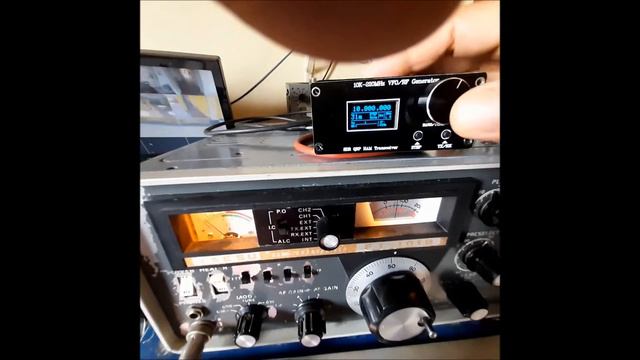 TESTE DDS 10K 220MHZ VFO RF GENERATOR смотреть онлайн